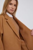 Куртка Sisley колір коричневий перехідна oversize