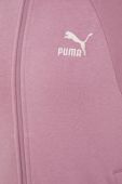 Кофта Puma жіноча колір рожевий однотонна