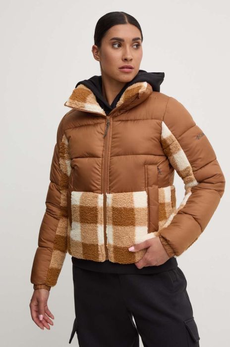 Куртка Columbia ICONS колір коричневий зимова 1955243-010