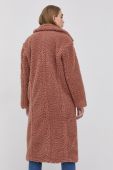 Пальто UGG жіноче колір рожевий перехідне двобортне