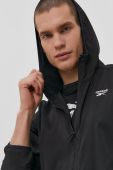 Спортивна куртка Reebok FP9172 колір чорний перехідна
