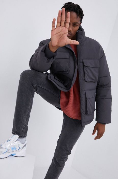 Куртка Dr. Denim чоловіча колір сірий зимова