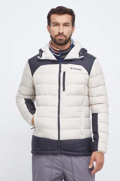 Пухова куртка Columbia чоловіча колір бежевий перехідна 1930241-010 (3543350)