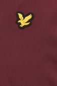 Куртка Lyle & Scott колір бордовий перехідна