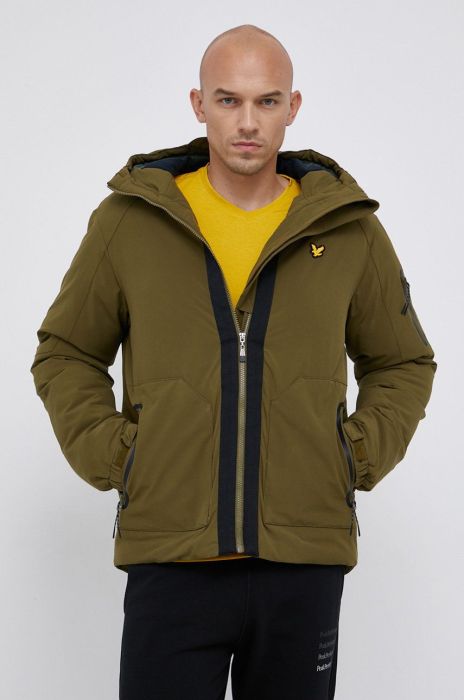 Куртка Lyle & Scott чоловіча колір зелений зимова