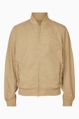 Куртка-бомбер AllSaints чоловічий колір бежевий перехідна