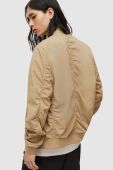 Куртка-бомбер AllSaints чоловічий колір бежевий перехідна