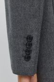 Піджак Boss колір сірий oversize гладкий