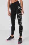 Легінси Dkny жіночі колір чорний з принтом (1582580)