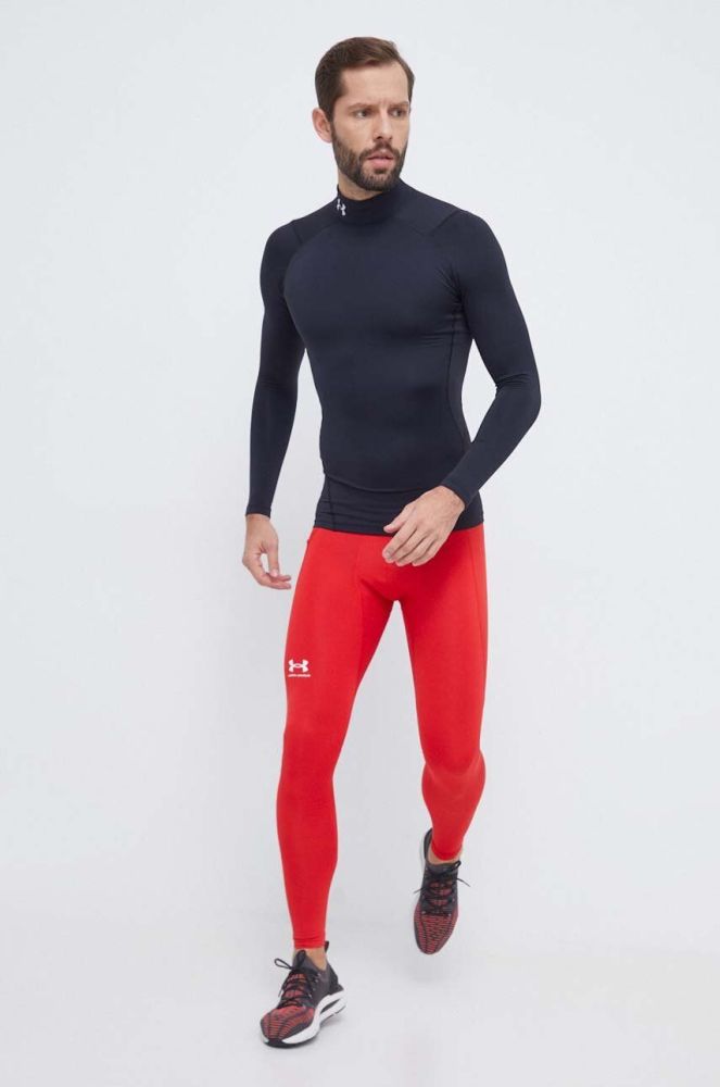 Легінси для тренувань Under Armour колір червоний однотонні (3616746)