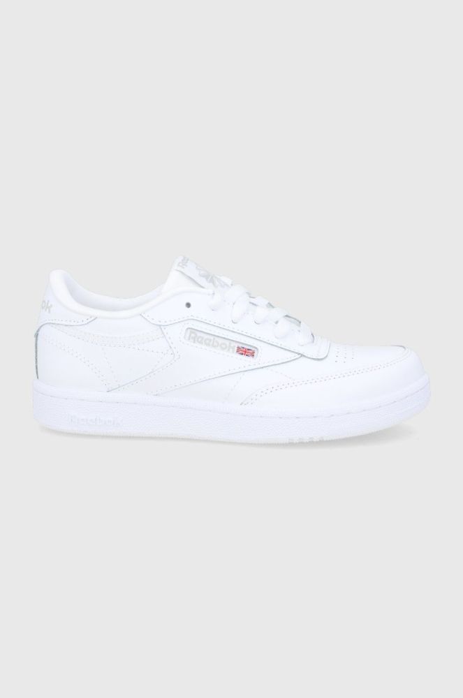 Дитячі шкіряні кросівки Reebok Classic BS6168 колір білий