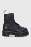 Черевики Dr. Martens жіночі колір чорний на плоскому ходу DM27149001Audrick.8i.Bl-Black.Napp