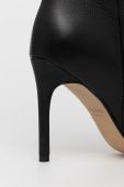 Шкіряні чоботи Aldo Oluria жіночі колір чорний на шпильці