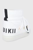 Шкіряні чоботи Inuikii Square колір білий 70102-073