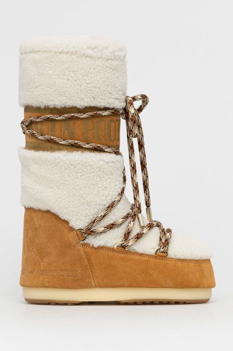 Moon Boot - Зимові чоботи Shearling колір коричневий