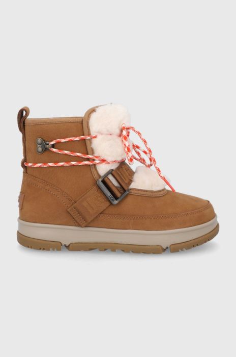 Замшеві чоботи UGG колір коричневий 1112477.CHE-CHE