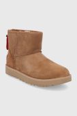 Замшеві чоботи UGG колір коричневий 1122671.CHE-CHE