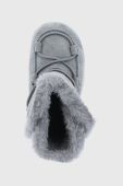 Дитячі замшеві чоботи Moon Boot колір сірий