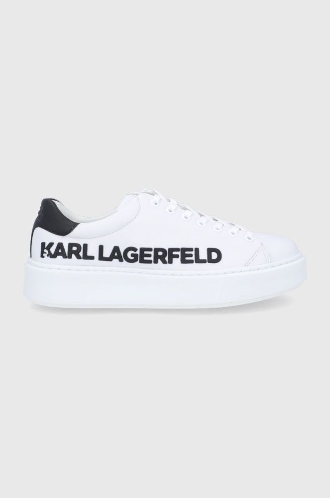 Шкіряні черевики Karl Lagerfeld колір чорний (1901649)