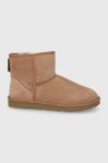 Замшеві чоботи UGG Classic Mini чоловічі колір коричневий