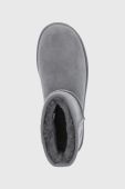 Замшеві чоботи UGG чоловічі колір сірий