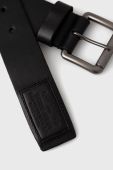Шкіряний ремінь Superdry чоловічий колір чорний (2122882)