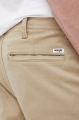 Штани Wrangler чоловічі колір бежевий
