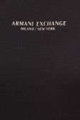 Сукня Armani Exchange maxi пряма колір чорний