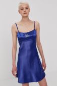 Сукня Local Heroes mini розкльошена колір блакитний