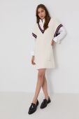 Сукня Victoria Victoria Beckham колір кремовий mini пряма (1638658)