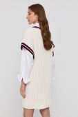 Сукня Victoria Victoria Beckham колір кремовий mini пряма (1638658)