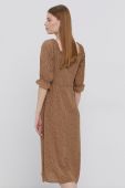 Сукня Brave Soul колір бежевий midi пряма
