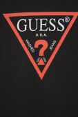 Дитяча бавовняна сукня Guess колір чорний mini пряма (1538028)