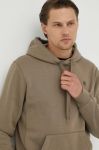 Кофта G-Star Raw Чоловіча колір коричневий з капюшоном однотонна
