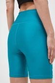 Шорти для тренувань Under Armour жіночі колір бірюзовий однотонні висока посадка 1360939-698