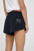 Шорти P.E Nation жіночі колір чорний гладкі висока посадка