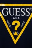 Дитяча бавовняна футболка Guess колір синій з принтом (1536118)