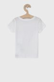 Дитяча бавовняна футболка Guess колір білий (1536252)