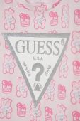 Дитяча футболка Guess колір рожевий з принтом