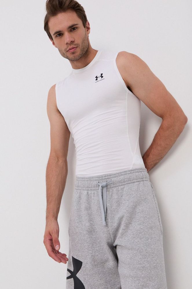 Футболка Under Armour 1361522 чоловіча колір білий