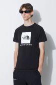 Бавовняна футболка The North Face колір чорний з принтом NF0A3BQOJK31-JK31