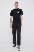 Бавовняна футболка HUF колір чорний з принтом (1875383)
