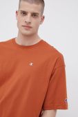 Бавовняна футболка Champion 216548 колір помаранчевий з аплікацією 216548-MS053