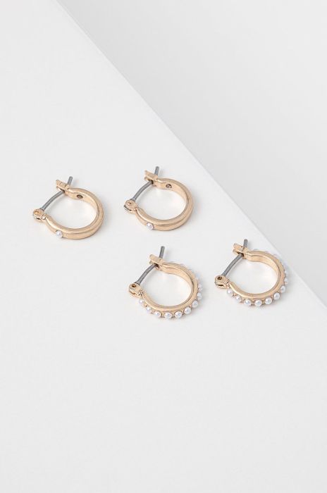Сережки AllSaints (2-pack) колір золотий (2439523)