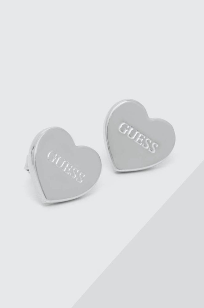 Сережки Guess колір срібний (3566518)