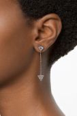 Сережки Swarovski колір срібний (2539810)