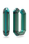 Сережки Swarovski Lucent колір зелений (2822599)