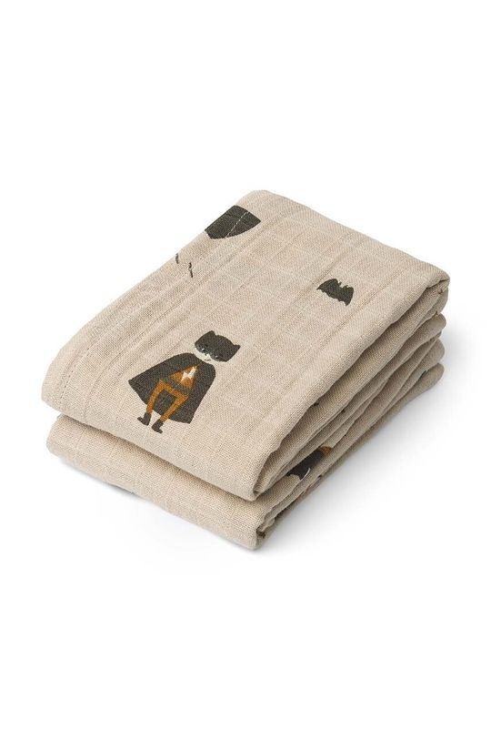 Дитяча пелюшка Liewood Lewis 2-pack колір сірий (3278188)