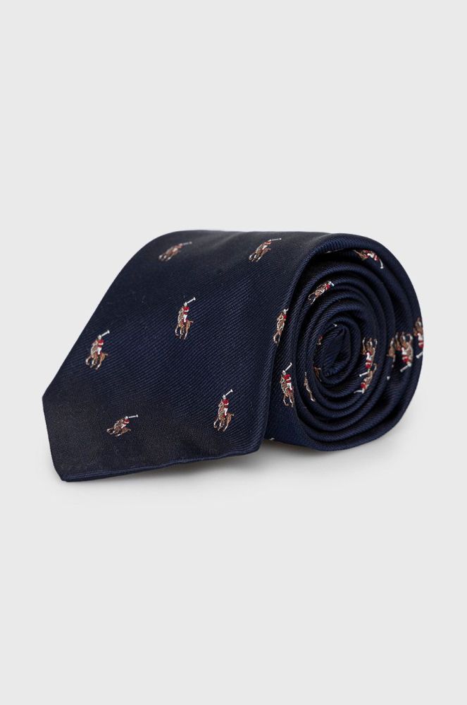Шовковий галстук Polo Ralph Lauren колір синій (2671807)
