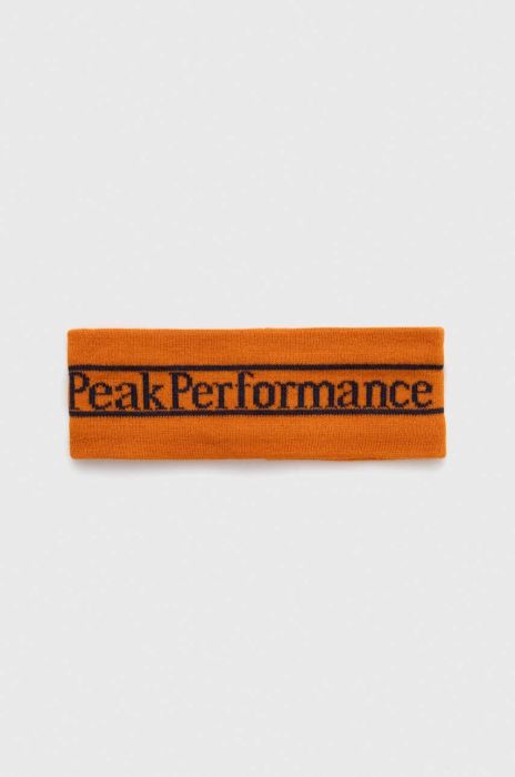 Пов'язка на голову Peak Performance Pow колір чорний (3631241)